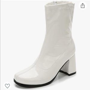 NEW White Go Go Boots